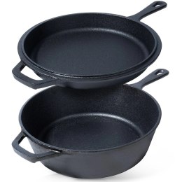 Garnek z patelnią żeliwne CAST LINE 24 cm / 3,5 l Vilde