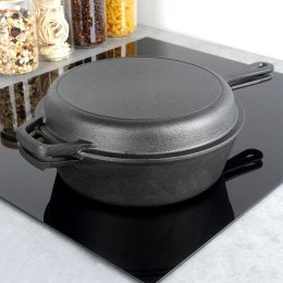 Garnek z patelnią żeliwne CAST LINE 24 cm / 3,5 l Vilde