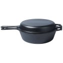 Garnek z patelnią żeliwne CAST LINE 24 cm / 3,5 l Vilde
