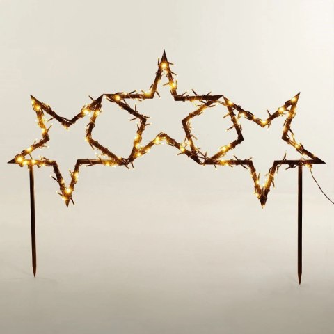Gwiazda świecąca zewnętrzna metalowa LED 102x55 cm Vilde Gwiazda świecąca zewnętrzna metalowa LED 102x55 cm Vilde