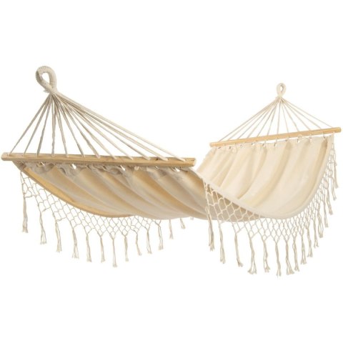 Hamak Ogrodowy Jednoosobowy Wiszący Boho z Frędzlami ENERO 200 x 100 cm ENERO CAMP Hamak Ogrodowy Jednoosobowy Wiszący Boho z Frędzlami ENERO 200 x 100 cm ENERO CAMP
