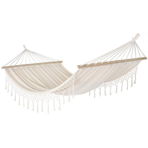 Hamak Ogrodowy Jednoosobowy Wiszący Boho z Frędzlami ENERO 200 x 100 cm ENERO CAMP Hamak Ogrodowy Jednoosobowy Wiszący Boho z Frędzlami ENERO 200 x 100 cm ENERO CAMP