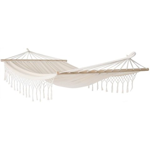 Hamak Ogrodowy Jednoosobowy Wiszący Boho z Frędzlami ENERO 200 x 100 cm ENERO CAMP Hamak Ogrodowy Jednoosobowy Wiszący Boho z Frędzlami ENERO 200 x 100 cm ENERO CAMP