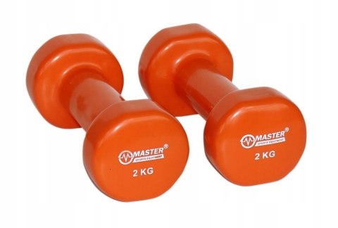 Hantelki Żeliwne Pokryte Winylem 2 kg x2 MASTER SPORT s.r.o. Hantelki Żeliwne Pokryte Winylem 2 kg x2 MASTER SPORT s.r.o.