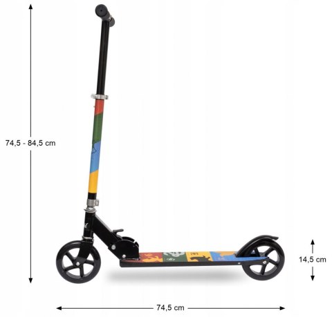 Hulajnoga HARRY POTTER dla Dzieci Składana Koła 145 mm do 100 kg D'arpeje DARPEJE Hulajnoga HARRY POTTER dla Dzieci Składana Koła 145 mm do 100 kg D'arpeje DARPEJE