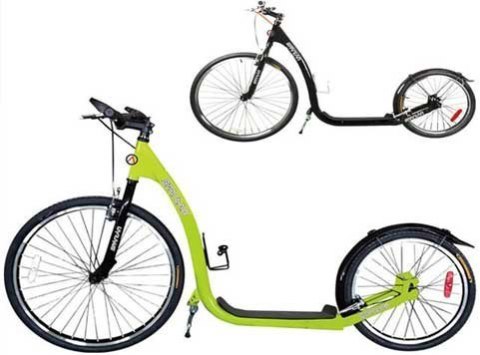 Hulajnoga Rowerowa Zielona Koła 26/20" Spartan Sport Hulajnoga Rowerowa Zielona Koła 26/20" Spartan Sport