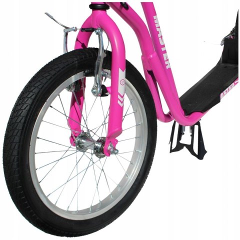 Hulajnoga na Pompowanych Kołach MASTER Rebel Pink 16/12″ MASTER SPORT s.r.o. Hulajnoga na Pompowanych Kołach MASTER Rebel Pink 16/12″ MASTER SPORT s.r.o.