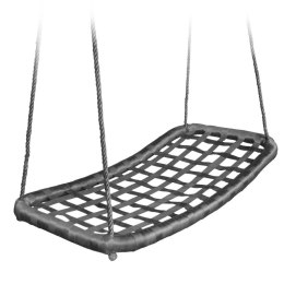 Huśtawka Wisząca dla Dzieci 110 x 55 cm MASTER SPORT s.r.o.
