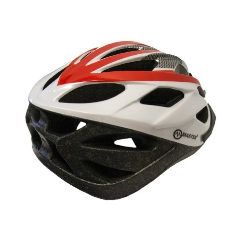 Kask Rowerowy MASTER Force M Czerwono-Biały MASTER SPORT s.r.o. Kask Rowerowy MASTER Force M Czerwono-Biały MASTER SPORT s.r.o.