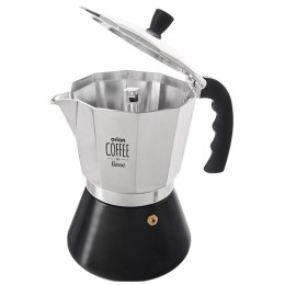 Kawiarka Indukcja na Gaz Ciśnieniowa Aluminiowa Włoska Solidna ORION 450 ml Orion
