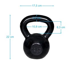 Kettlebell Żeliwny Kula Kettle SPARTAN 12 kg Spartan Sport