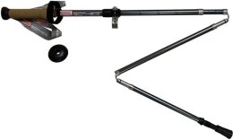 Kije Trekkingowe Regulowane 5 - częściowe ACRA Korkowa Rączka 115 - 135 cm Acra