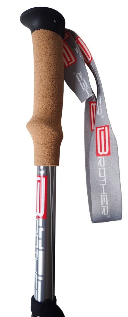 Kije Trekkingowe Regulowane 5 - częściowe ACRA Korkowa Rączka 115 - 135 cm Acra Kije Trekkingowe Regulowane 5 - częściowe ACRA Korkowa Rączka 115 - 135 cm Acra
