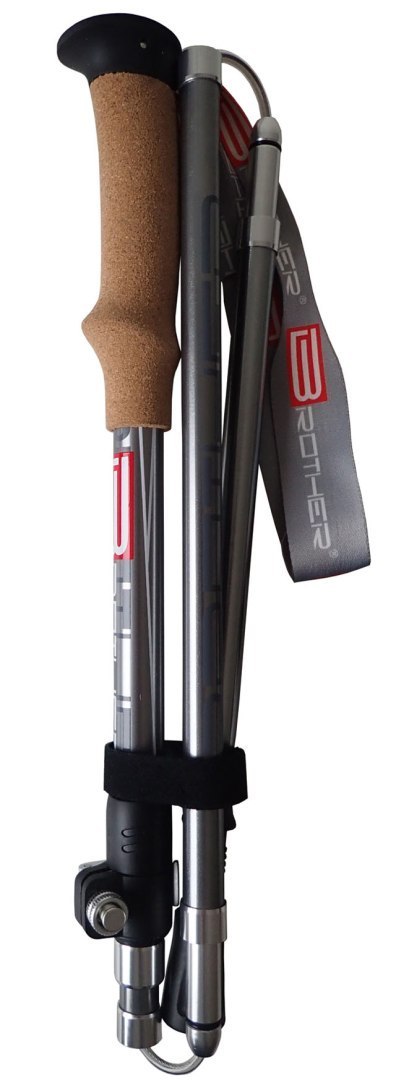 Kije Trekkingowe Regulowane 5 - częściowe ACRA Korkowa Rączka 115 - 135 cm Acra Kije Trekkingowe Regulowane 5 - częściowe ACRA Korkowa Rączka 115 - 135 cm Acra