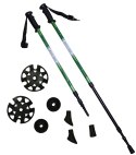 Kije Trekkingowe Regulowane ACRA 65 - 135 cm Zielone Acra