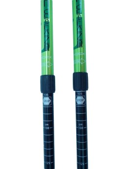 Kije Trekkingowe Regulowane ACRA 65 - 135 cm Zielone Acra