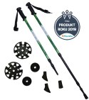 Kije Trekkingowe Regulowane ACRA 65 - 135 cm Zielone Acra