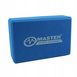 Kostka Klocek do Jogi MASTER Blue 23 x 15 x 7,5 cm MASTER SPORT s.r.o.