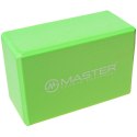Kostka Klocek do Jogi MASTER Green 23 x 15 x 10 cm MASTER SPORT s.r.o.