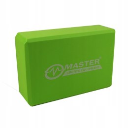 Kostka Klocek do Jogi MASTER Green 23 x 15 x 7,5 cm MASTER SPORT s.r.o.