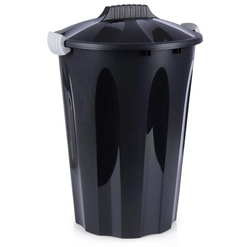Kosz na śmieci plastikowy czarny 40 l Vilde Kosz na śmieci plastikowy czarny 40 l Vilde