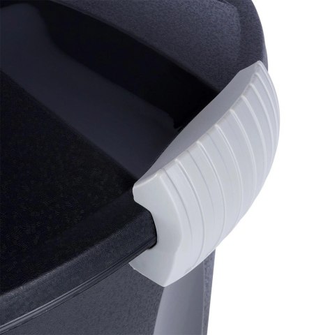 Kosz na śmieci plastikowy czarny 40 l Vilde Kosz na śmieci plastikowy czarny 40 l Vilde