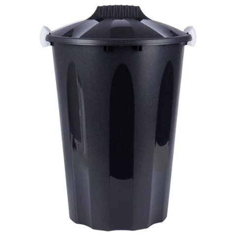 Kosz na śmieci plastikowy czarny 40 l Vilde Kosz na śmieci plastikowy czarny 40 l Vilde