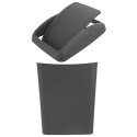 Kosz na śmieci plastikowy szary 40 l Orion