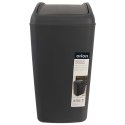 Kosz na śmieci plastikowy szary 40 l Orion