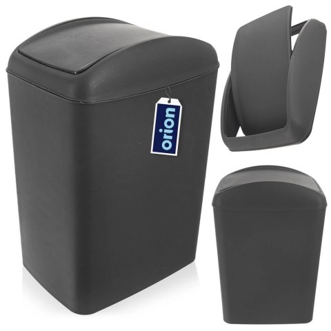 Kosz na śmieci plastikowy szary 40 l Orion Kosz na śmieci plastikowy szary 40 l Orion