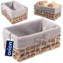 Koszyk do przechowywania naturalny 26,5x17x12,5 cm Orion