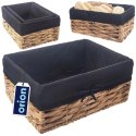 Koszyk do przechowywania naturalny 36,5x25x15,5 cm Orion