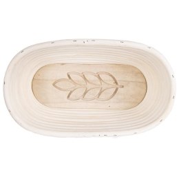 Koszyk rattanowy do wyrastania garowania chleba ciasta na chleb 1kg 26x13x9 cm kłos
