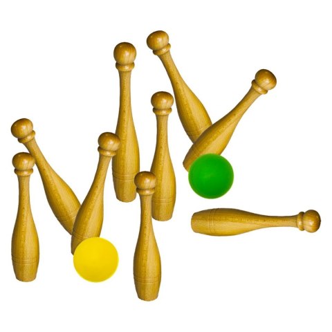 Kręgle Drewniane LONDERO w Koszyczku Londero Kręgle Drewniane LONDERO w Koszyczku Londero