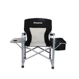 Krzesło Kempingowe Campingowe z Podłokietnikami KING CAMP Deluxe Ciemne MASTER SPORT s.r.o.
