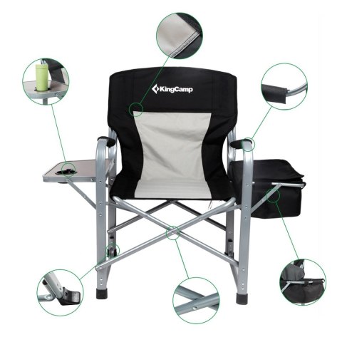 Krzesło Kempingowe Campingowe z Podłokietnikami KING CAMP Deluxe Ciemne MASTER SPORT s.r.o. Krzesło Kempingowe Campingowe z Podłokietnikami KING CAMP Deluxe Ciemne MASTER SPORT s.r.o.