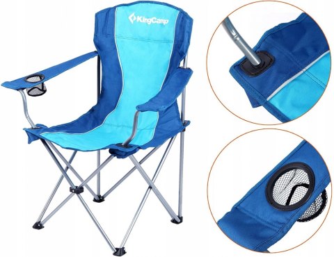 Krzesło Turystyczne Kempingowe Wędkarskie Składane KING CAMP Blue MASTER SPORT s.r.o. Krzesło Turystyczne Kempingowe Wędkarskie Składane KING CAMP Blue MASTER SPORT s.r.o.