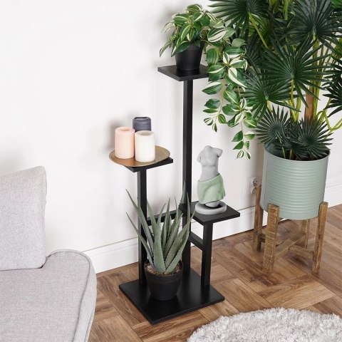 Kwietnik metalowy 4-poziomowy 84 cm Vilde Kwietnik metalowy 4-poziomowy 84 cm Vilde