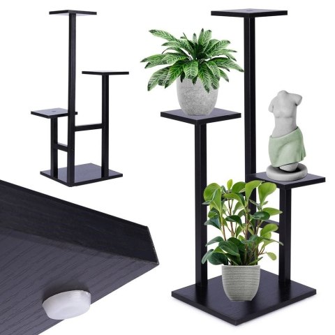 Kwietnik metalowy 4-poziomowy 84 cm Vilde Kwietnik metalowy 4-poziomowy 84 cm Vilde