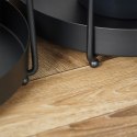 Kwietnik metalowy czarny 2-poziomowy 46 / 58 cm 2 szt. Trends4You