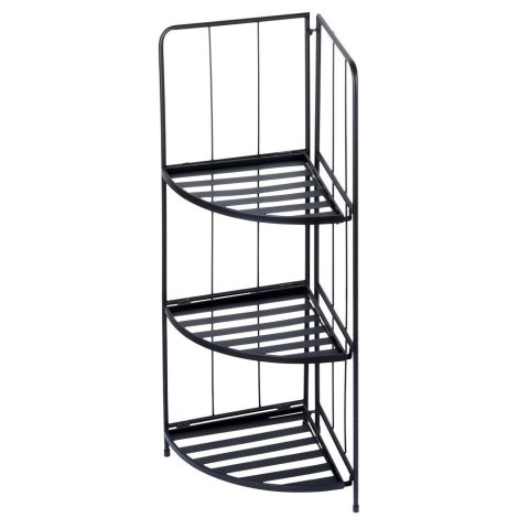 Kwietnik metalowy czarny narożny 90 cm Kwietnik metalowy czarny narożny 90 cm