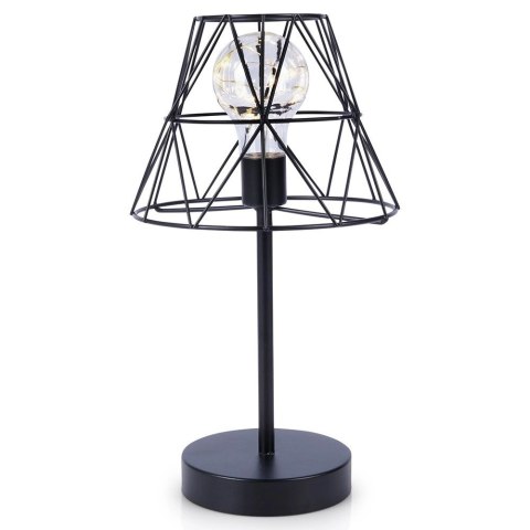 Lampa stołowa na baterię LED czarna 30,5 cm Vilde Lampa stołowa na baterię LED czarna 30,5 cm Vilde