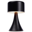 Lampka nocna LED metalowa czarna bezprzewodowa 20,5 cm Vilde