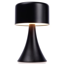 Lampka nocna LED metalowa czarna bezprzewodowa 20,5 cm Vilde