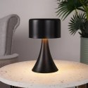 Lampka nocna LED metalowa czarna bezprzewodowa 20,5 cm Vilde