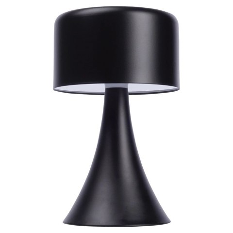 Lampka nocna LED metalowa czarna bezprzewodowa 20,5 cm Vilde Lampka nocna LED metalowa czarna bezprzewodowa 20,5 cm Vilde
