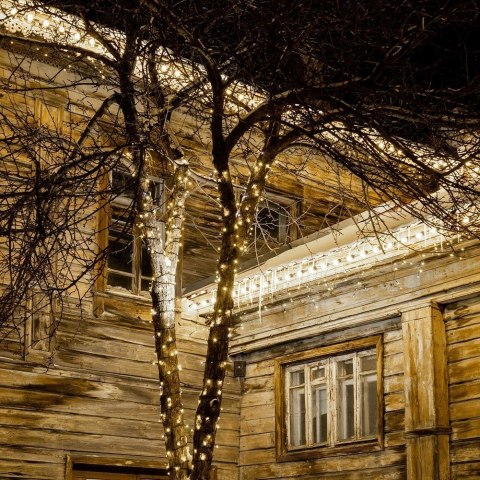 Lampki choinkowe zewnętrzne wewnętrzne ciepła barwa miękki przewód 240 led 1792,5 cm Lampki choinkowe zewnętrzne wewnętrzne ciepła barwa miękki przewód 240 led 1792,5 cm