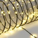 Lampki choinkowe zewnętrzne wewnętrzne ciepła barwa miękki przewód 320 led 2392,5 cm