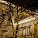 Lampki choinkowe zewnętrzne wewnętrzne ciepła barwa miękki przewód 320 led 2392,5 cm