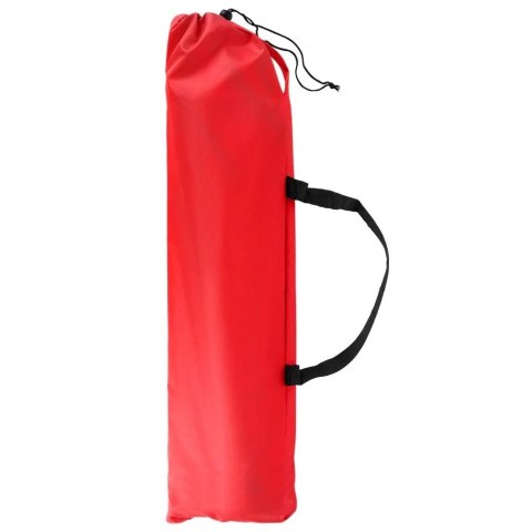 Leżak Plażowy Składany Metalowy Paski z Torbą Transportową VILDE 86x51,5cm Vilde Leżak Plażowy Składany Metalowy Paski z Torbą Transportową VILDE 86x51,5cm Vilde